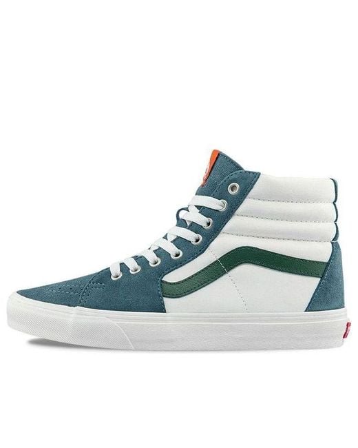 Vans Blue Sk8-Hi Cozy Skateboarding Shoes