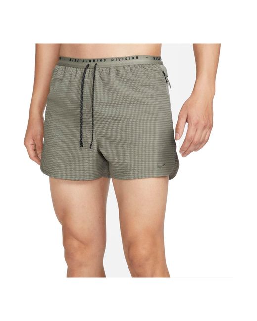 Nike Gray Running Division Dri-Fit Adv Shorts for men