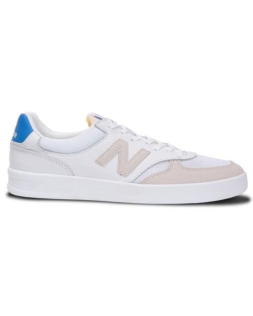 New Balance White 300 Series Low Tops Casual Skateboarding Shoes for men