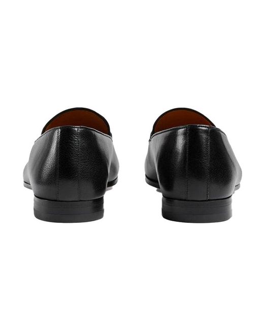 Gucci Black Horsebit Loafers for men