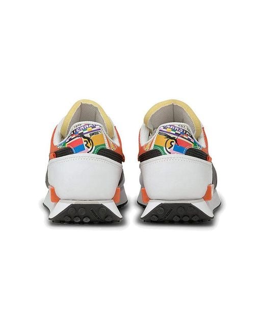 PUMA White Future Rider 'International Game' for men