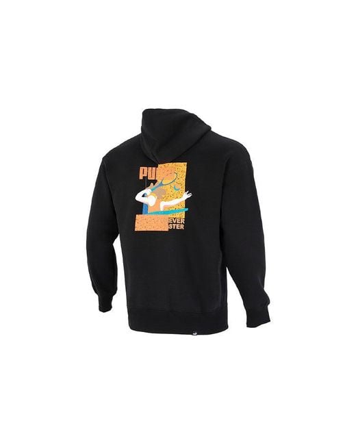 PUMA Blue Essentials Hoodie for men