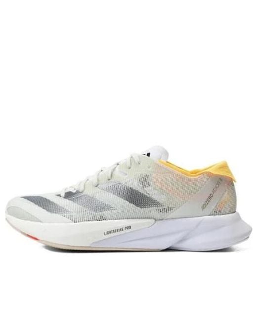 Adidas White (Wmns) Adizero Adios 8 'Ivory Iron Metallic Crystal Sand'