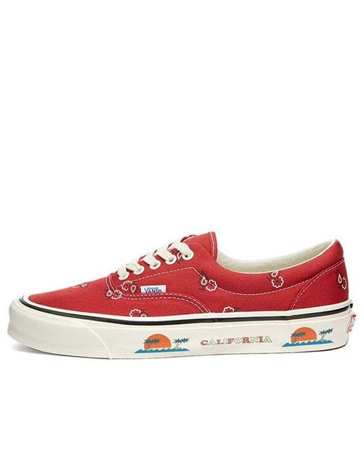 Vans Red Og Era Lx 'Paisley for men
