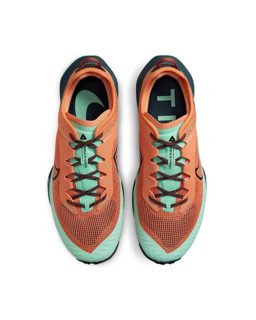 Nike Red Air Zoom Terra Kiger 8 Mint Foam' for men