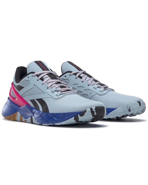 Reebok Blue Nanoflex Tr 'gable Grey Pursuit Pink'