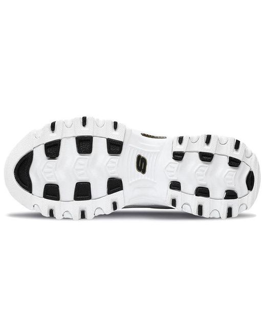 Skechers White (Wmns) D'Lites Low Dad Shoes Gs
