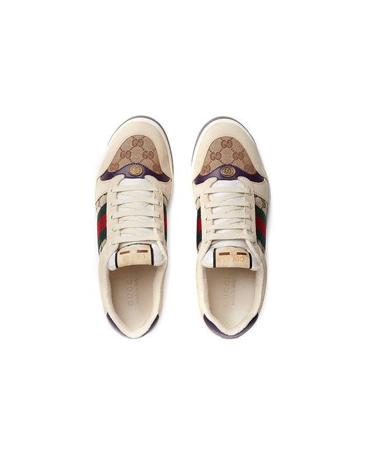 Gucci Natural Screener Gg Sneaker Dark' for men