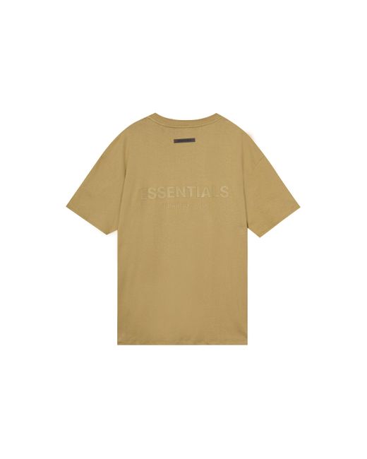 Fear Of God Natural Fw21 Logo Tee 'Amber' for men