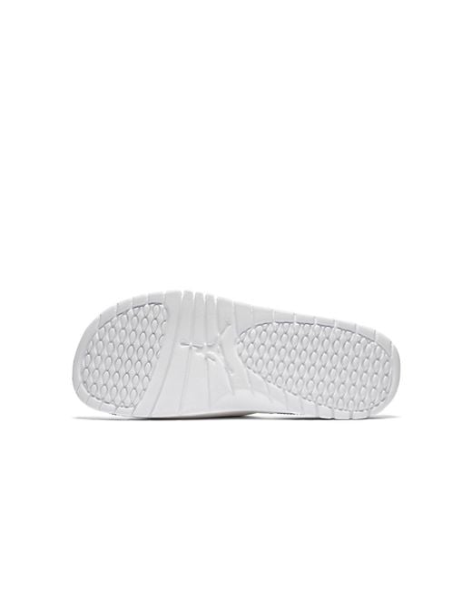 Nike Black Hydro 5 Retro Slide Metallic' for men