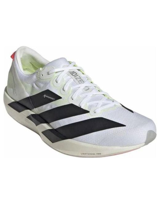 Adidas White Adizero Adios 9 'Cloud Core' for men