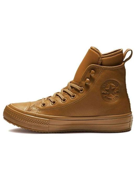 Converse Brown Chuck Taylor All Star Hi Burnt Caramel Waterproof for men
