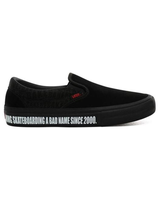 Vans Black Baker Slip-On Pro for men