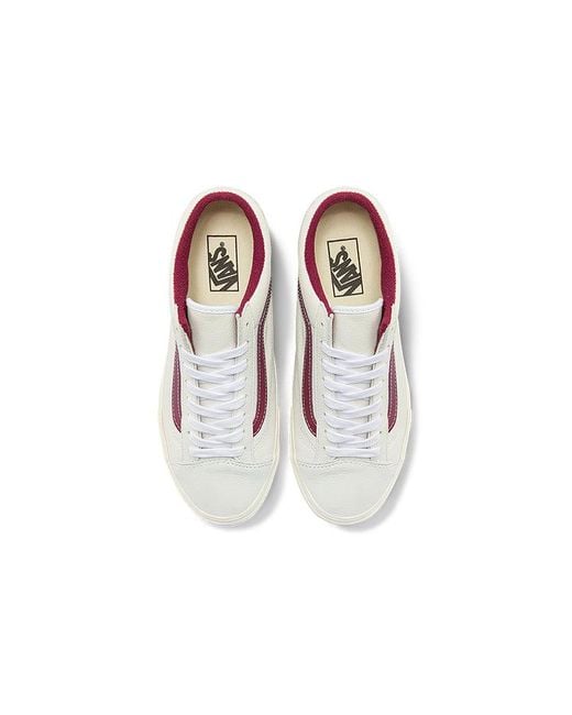 Vans White Style 36 Low-Top Sneakers for men