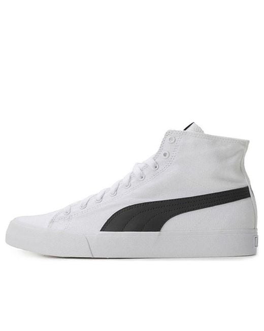 PUMA White Bari Mid for men