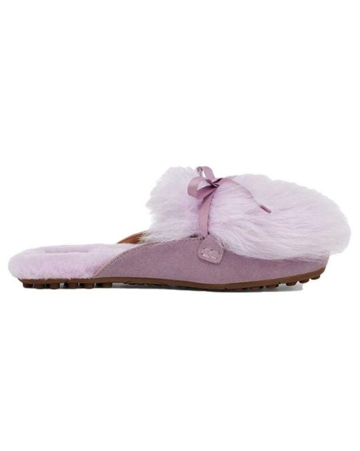 Ugg Purple (Wmns) Shaine Fluff Lightweight Cozy Flat Plush Slipper