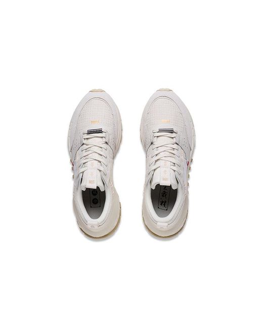 Li-ning White Counterflow Startrails 'Pearl' for men