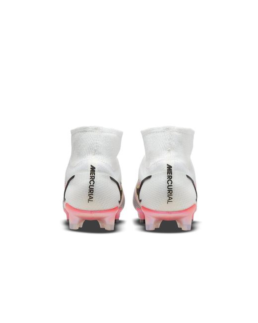 Nike White Mercurial Superfly 8 Elite Fg 'Rawdacious' for men