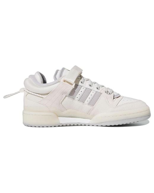 Adidas White X Bad Bunny Forum Buckle Low 'Last Forum' for men