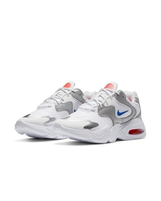 Nike White (Wmns) Air Max 2X Metallic'