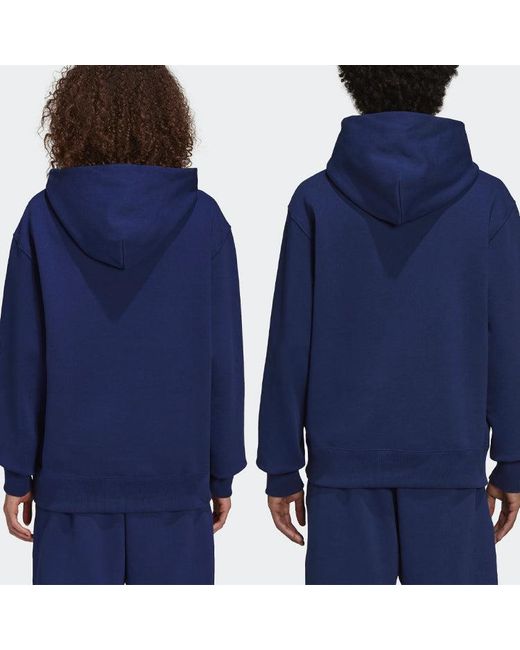 Adidas Blue X Pharrell Sports Basic Hoodie 'Deep-