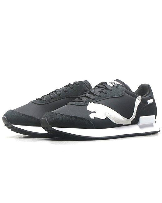 PUMA Blue Future Rider Risk Alert Sports Shoes for men