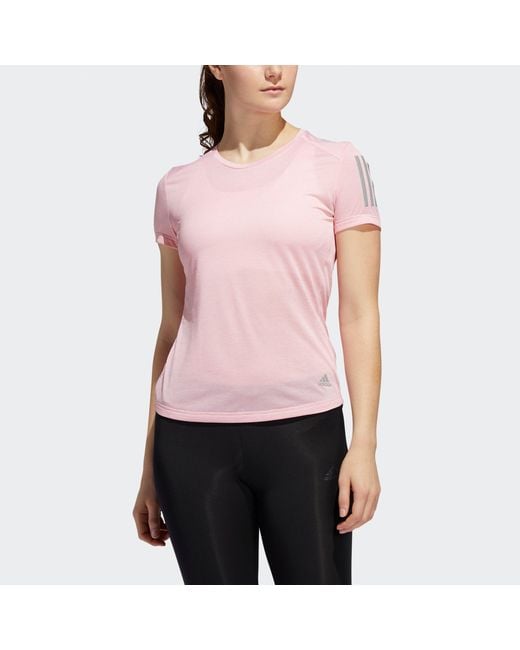Adidas Pink (Wmns) Camiseta Own The Run T-Shirts