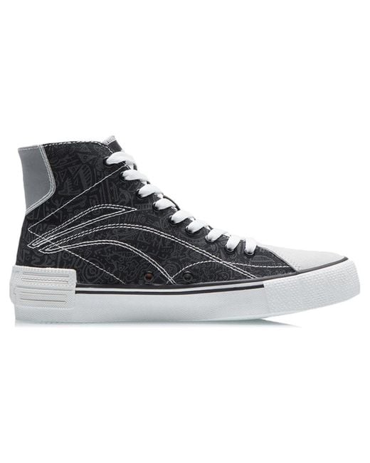 Li-ning Blue (Wmns) Wei Wu Canvas Hi