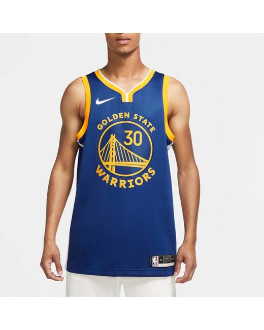 Nike Blue Nba Team Limited Jersey Sw Fan Edition Golden State Warriors Curry No. 30 2020-2021 Season for men