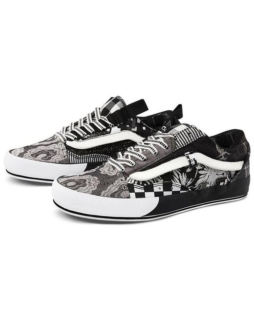 Vans Black Old Skool Cap 'Patchwork' for men
