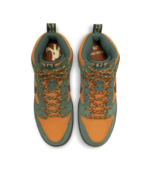 Nike Brown X Pass~Port Sb Dunk High 'Workboot' for men