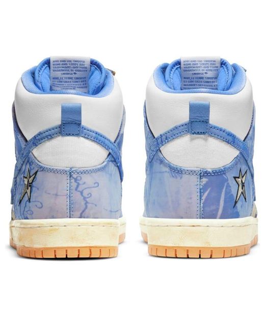Nike Blue Sb Dunk High Dark Sulfur Coconut Milk' for men