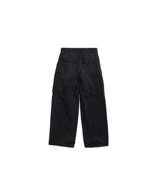 Balenciaga Black Large Cargo Pants for men