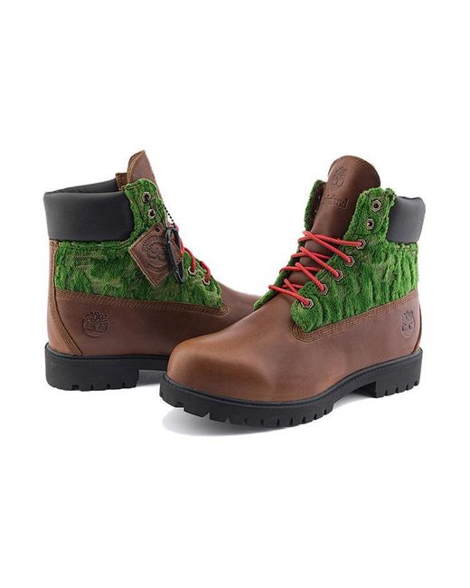 Timberland Brown Heritage Pioneers 6 Inch Waterproof Boots 'Medium Full Grain' for men