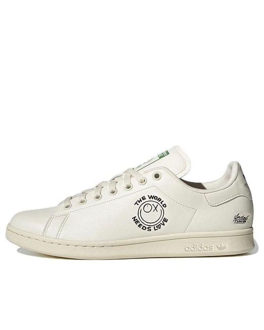 Adidas White Andr Saraiva X Stan Smith 'The World Needs Love' for men