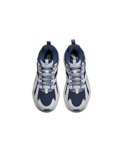 Anta Blue Running Shoes 'Navywhite' for men