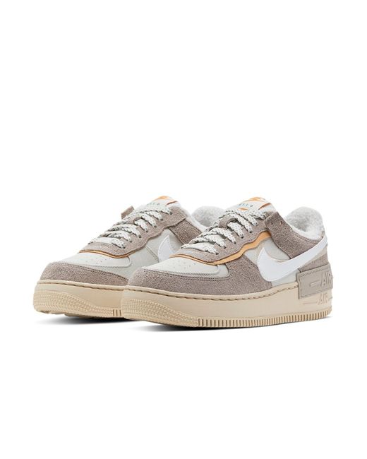 Nike White (Wmns) Air Force 1 Shadow 'Wild'