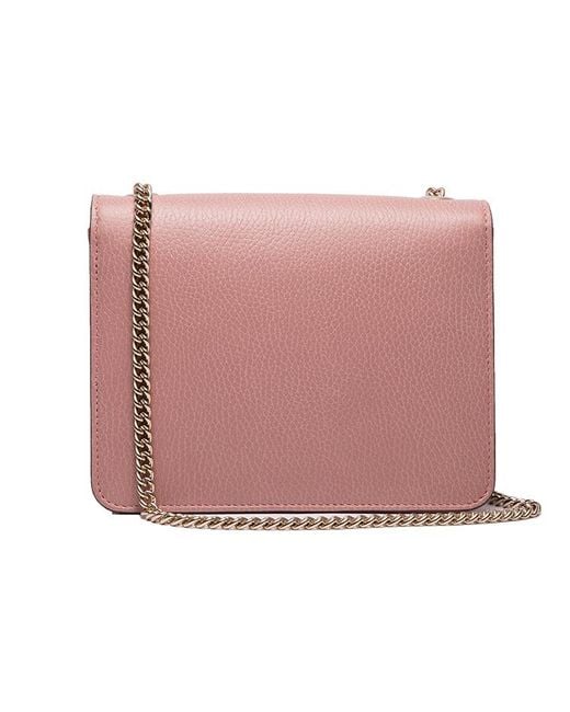 Gucci Pink (Wmns) Leather Bag Single-Shoulder Bag