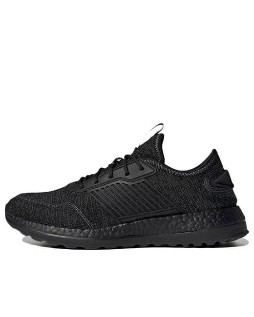 Adidas Black Zg Boost Running Shoes 'Core' for men