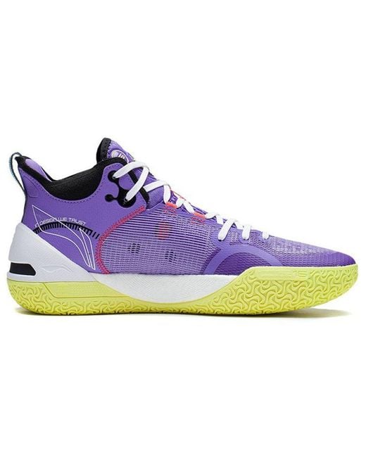 Li-ning Purple Yushuai 16 Mid for men