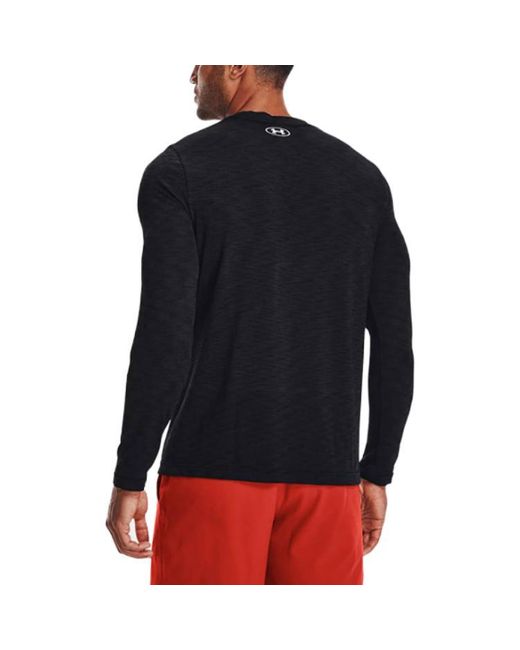 Under Armour Black Seamless Long Sleeve Tee for men