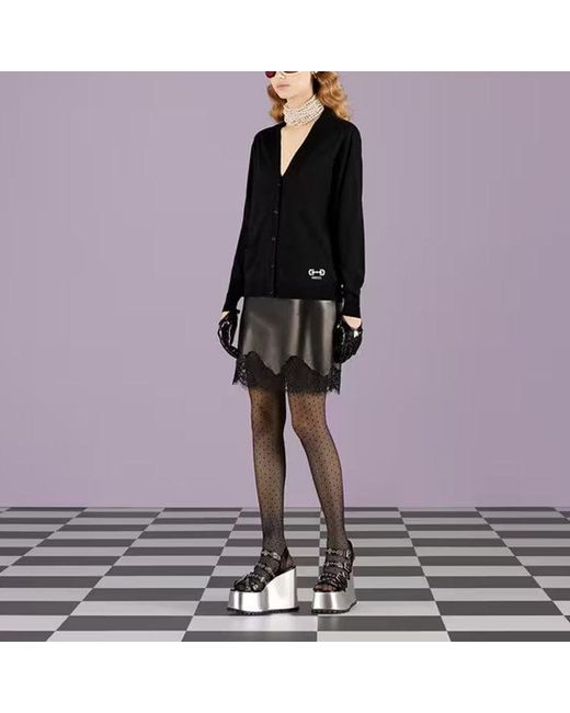 Gucci Black (Wmns) Extra Fine Wool Cardigan