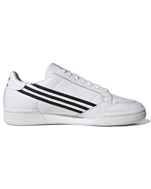 adidas Originals Adidas Continental 80 'three Stripes White' for Men | Lyst
