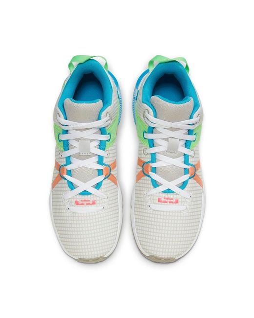 Nike Blue Lebron Witness 7 Basketball Shoes for men