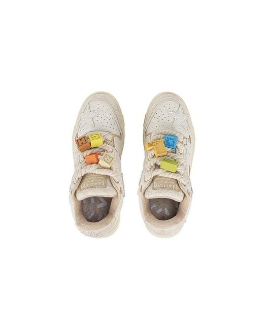 KAALIXTO Natural Skateboarding Retro Low 'Jacquard Lace' for men