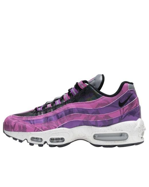Nike Purple Air Max 95 Premium 'Flame Powder' for men