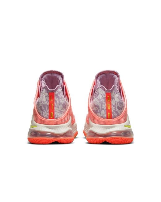 Nike Pink Lebron 19 Low for men