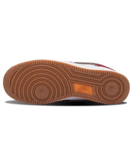 Nike Red Air Force 1 Low Supreme I/O 'Manhattan' for men