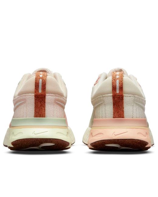 Nike Pink (Wmns) React Infinity Run Flyknit 2 'Cashmere'