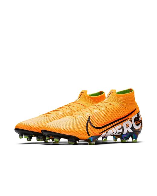 Nike Orange Mercurial Superfly 7 Elite Se Fg 'Laser' for men